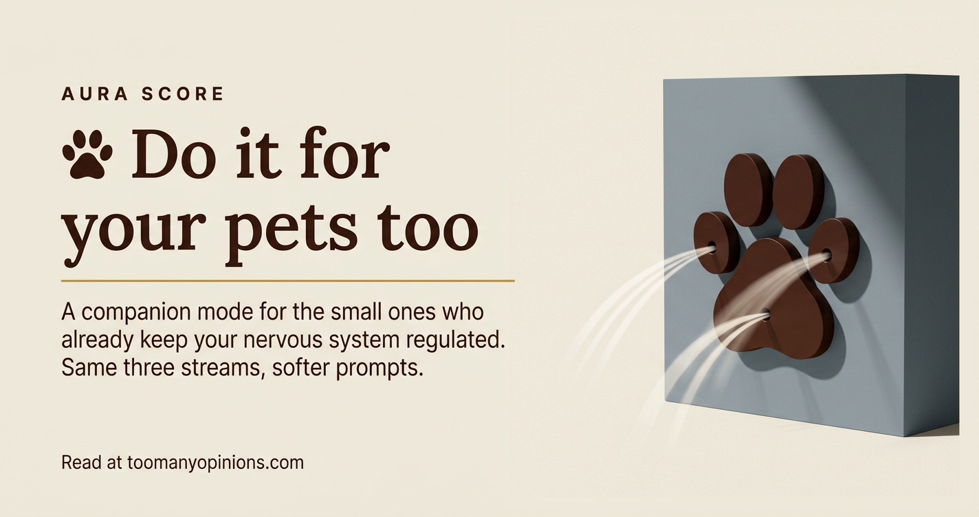 🐾 Do it for your pets too