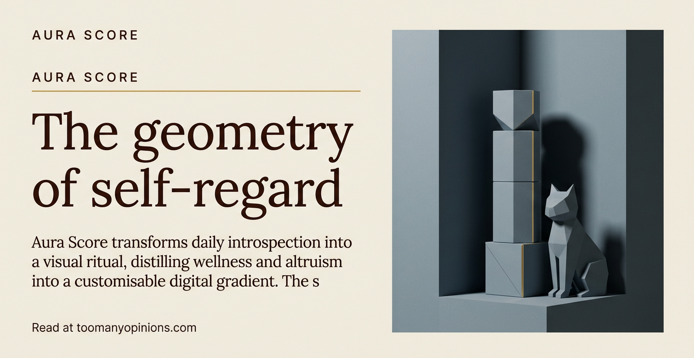 The geometry of self-regard