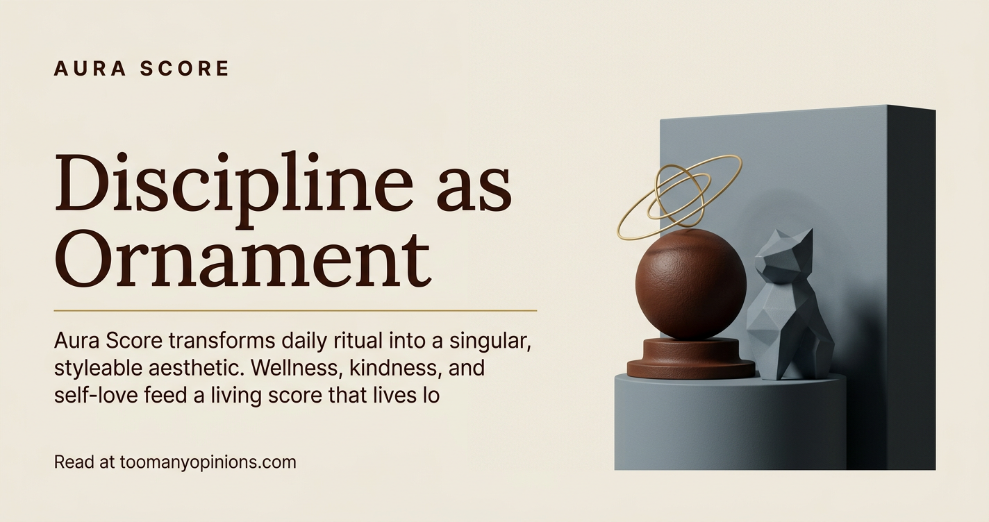 Discipline as Ornament