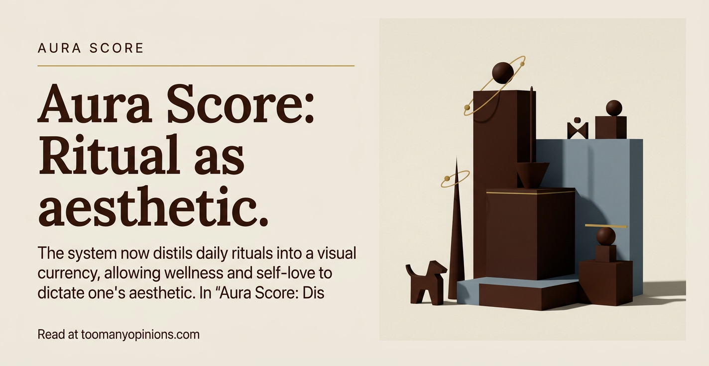 Aura Score: Ritual as aesthetic.
