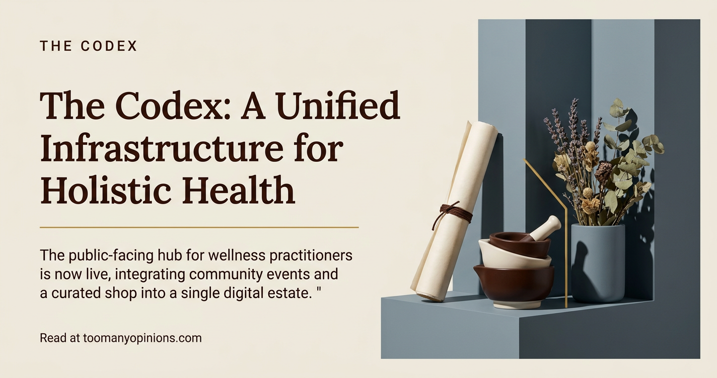 The Codex: A Unified Infrastructure for Holistic Health
