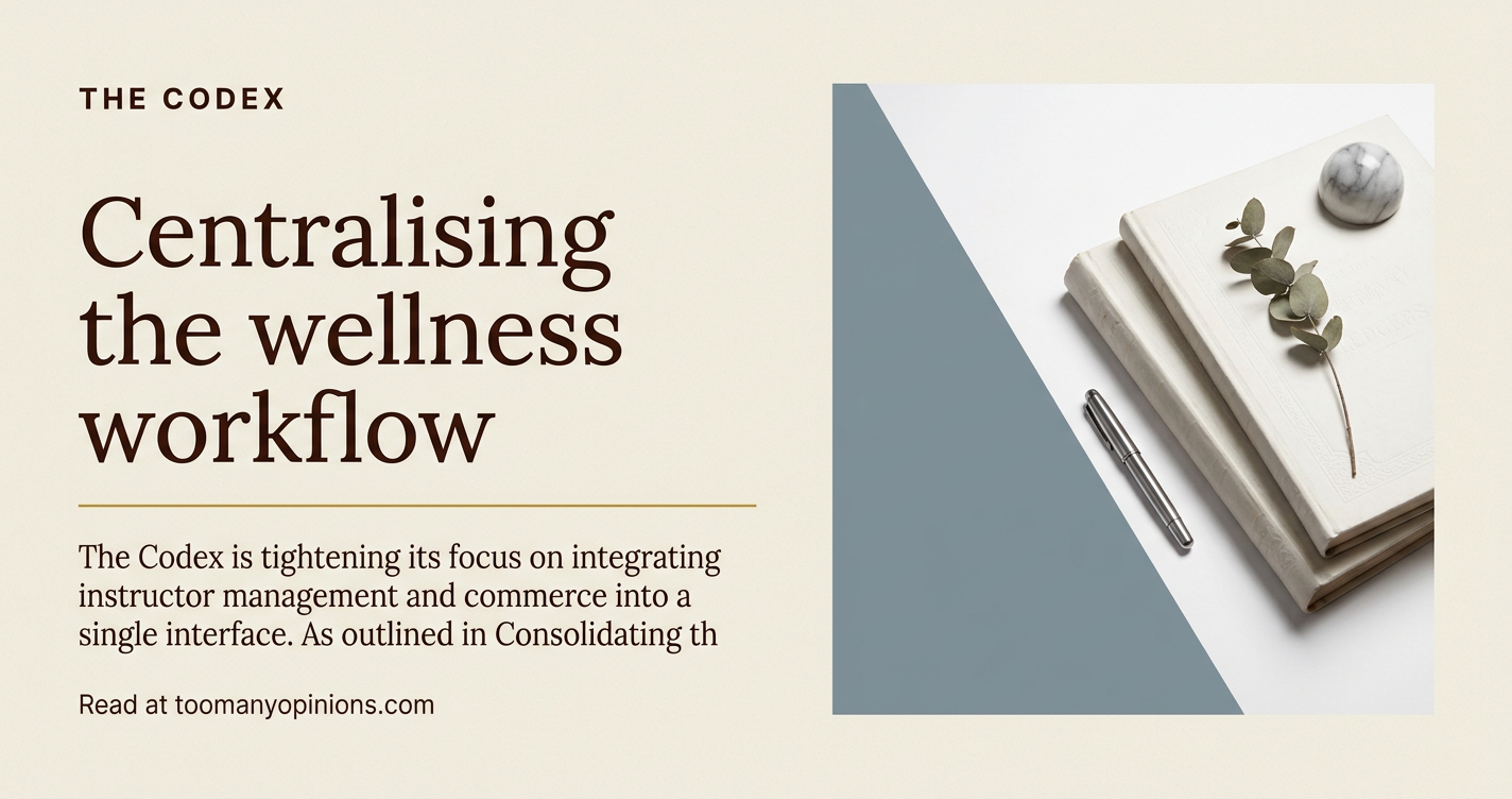 Centralising the wellness workflow