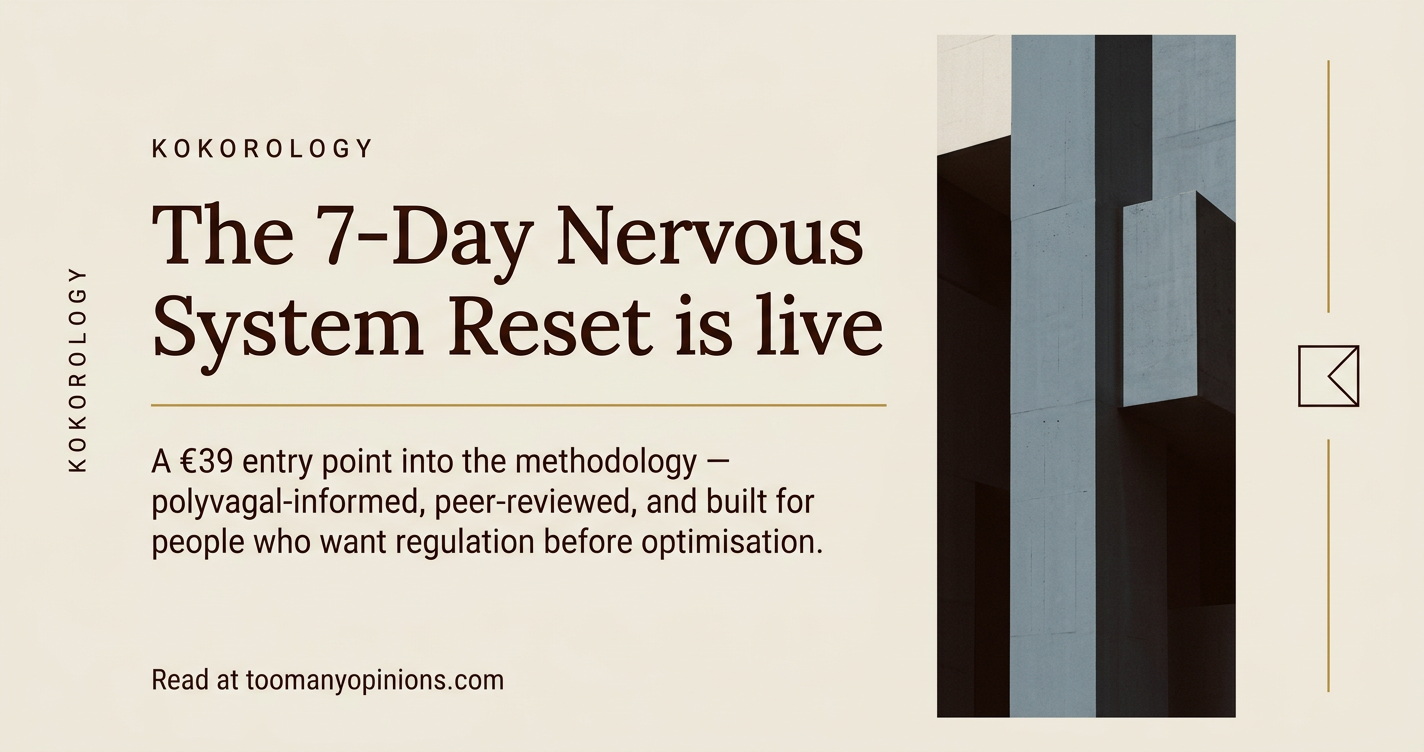 The 7-Day Nervous System Reset is live