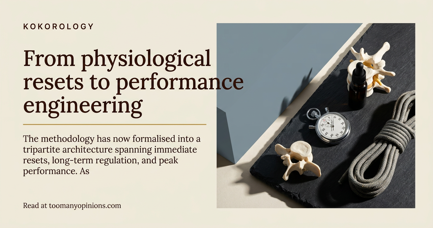 From physiological resets to performance engineering