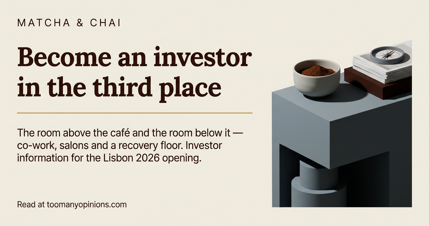 Become an investor in the third place
