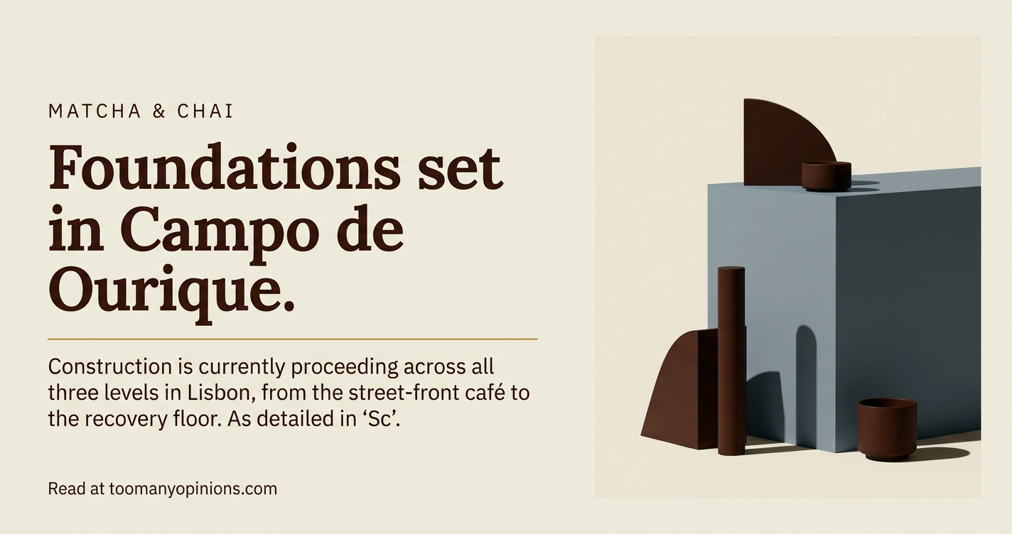Foundations set in Campo de Ourique.