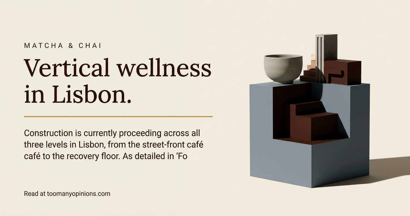 Vertical wellness in Lisbon.