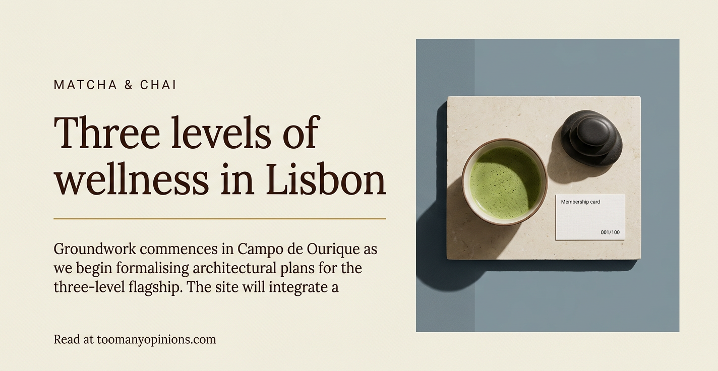 Three levels of wellness in Lisbon