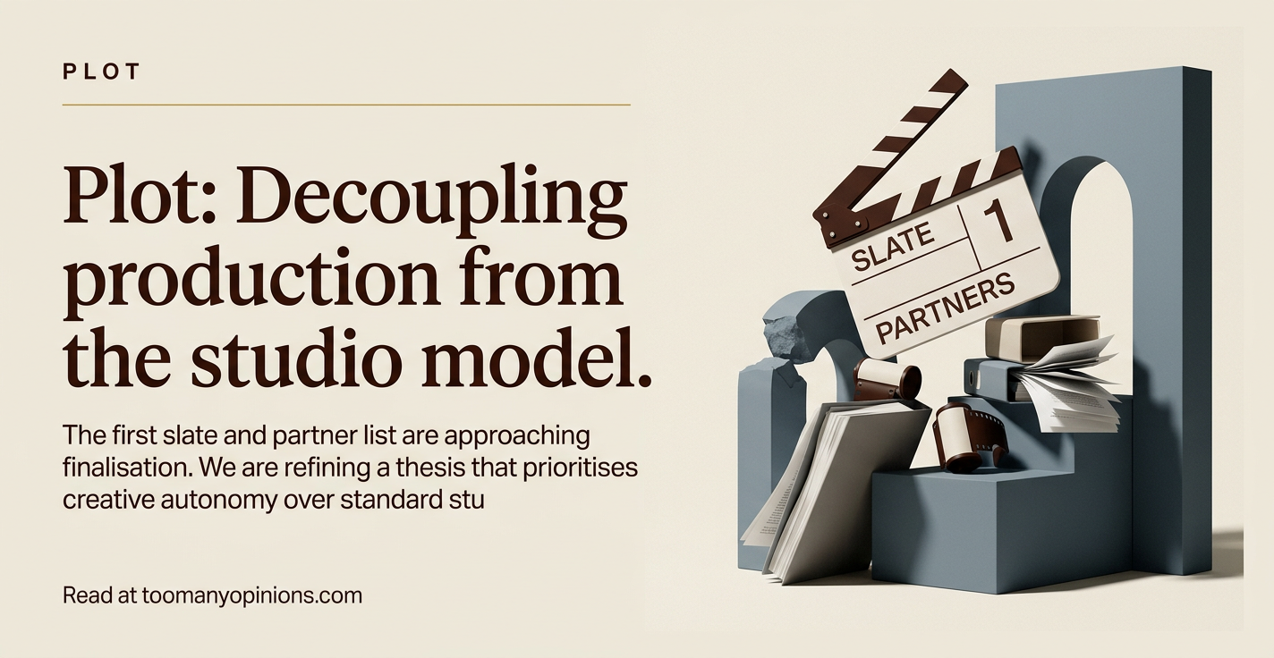 Plot: Decoupling production from the studio model.