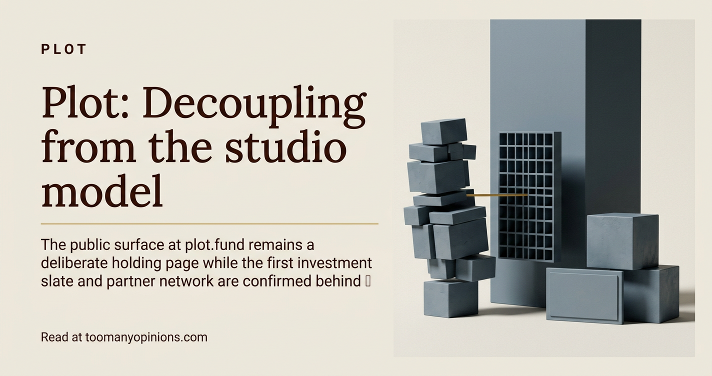 Plot: Decoupling from the studio model