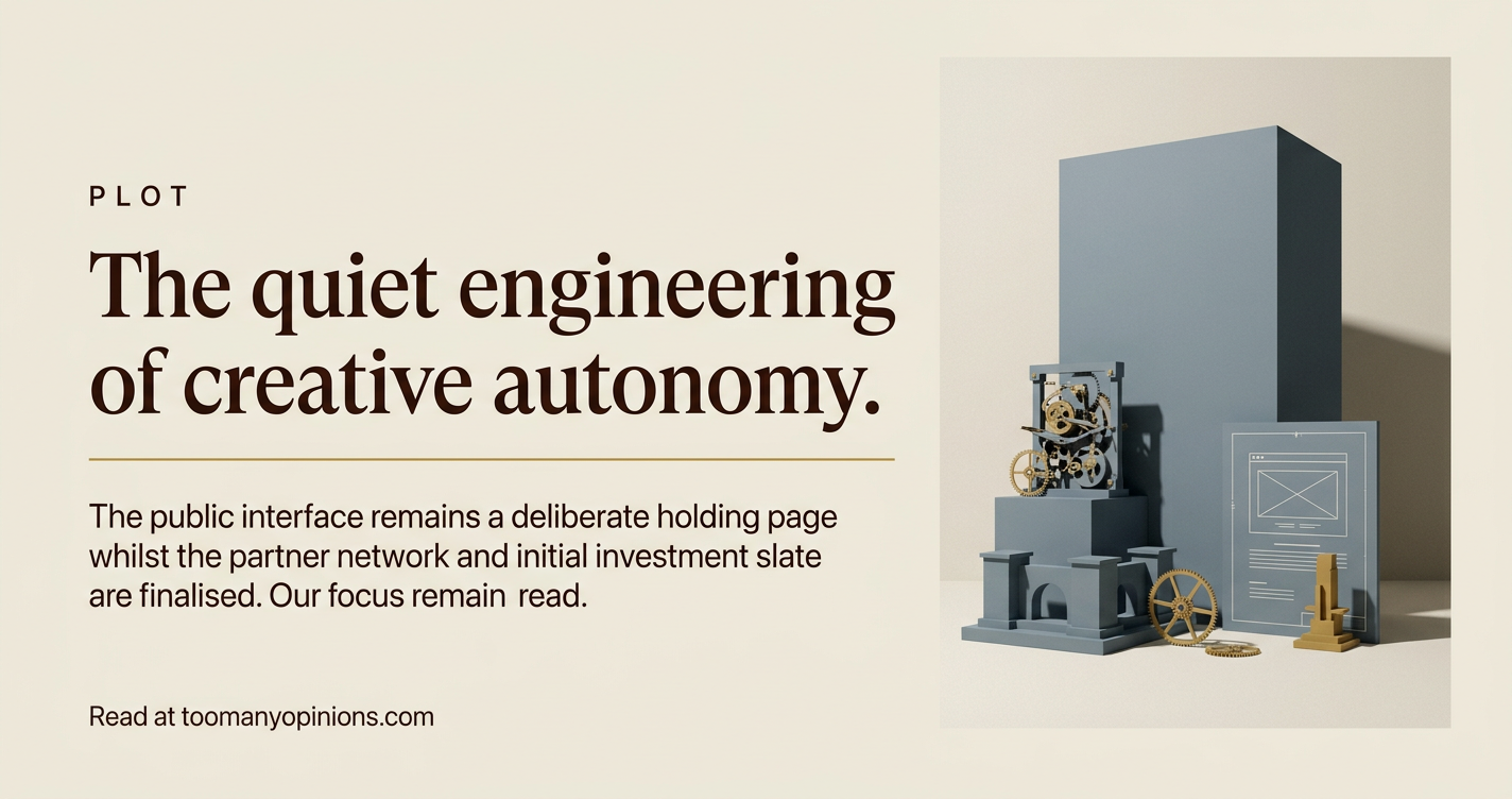 The quiet engineering of creative autonomy.