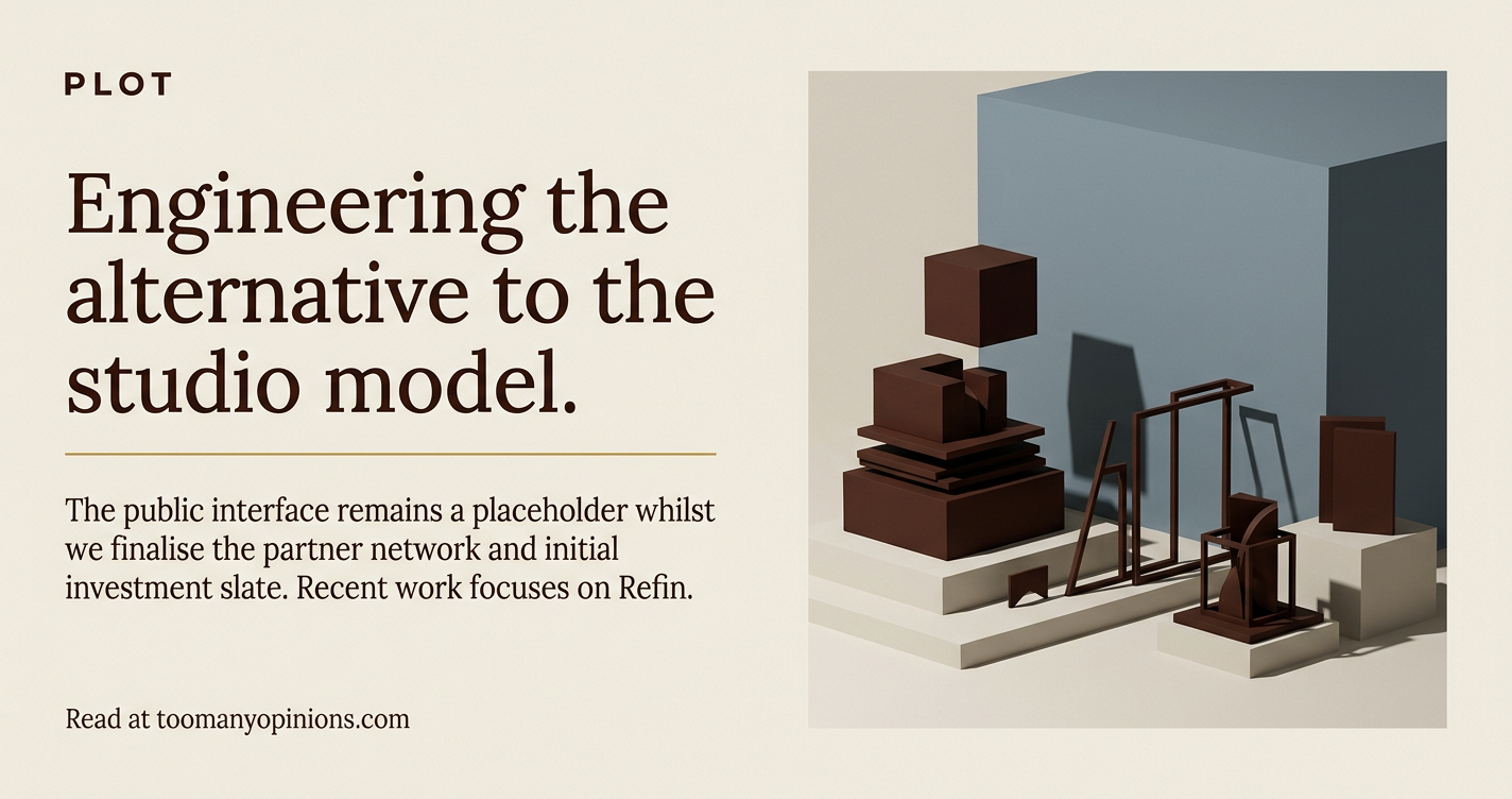 Engineering the alternative to the studio model.