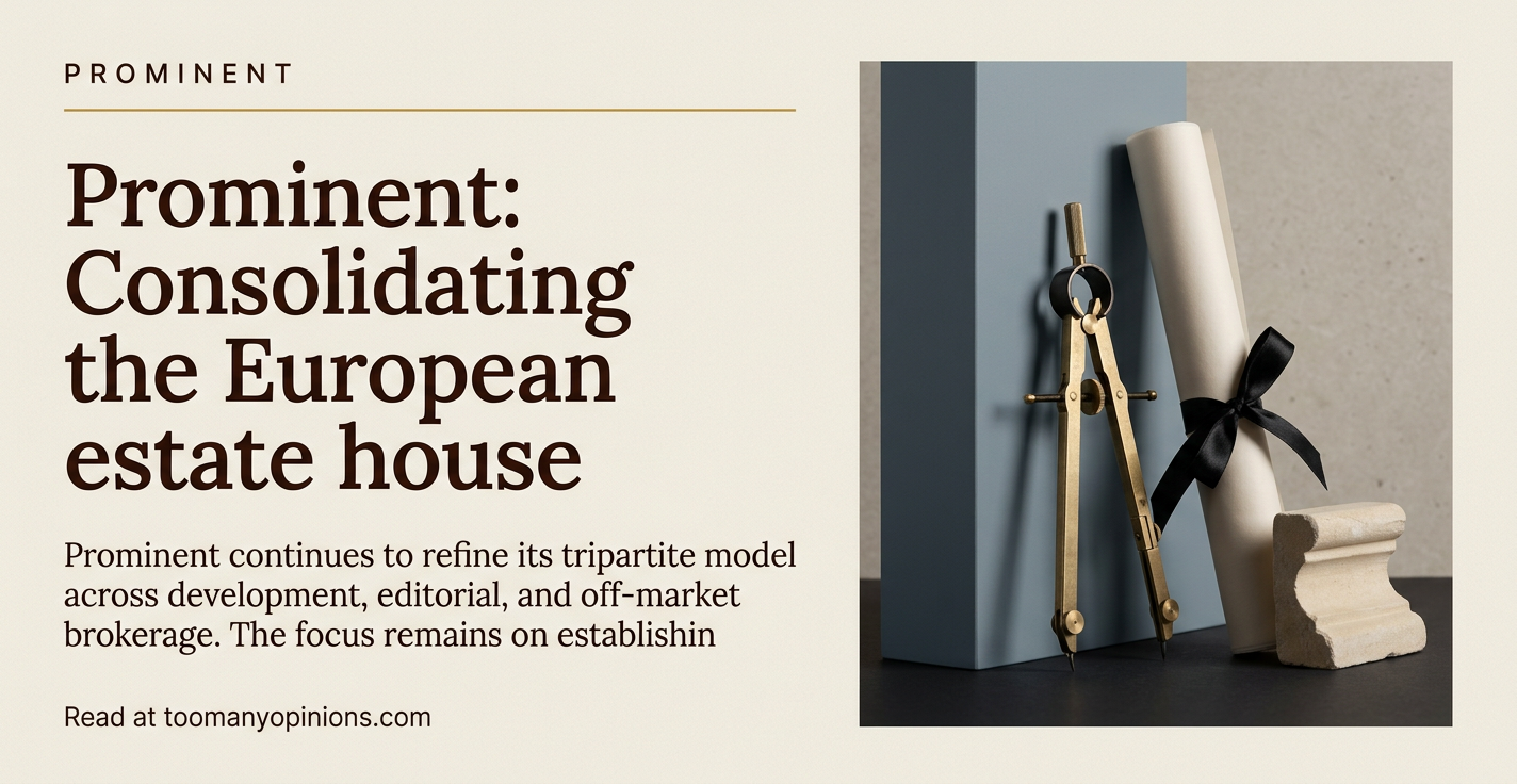 Prominent: Consolidating the European estate house
