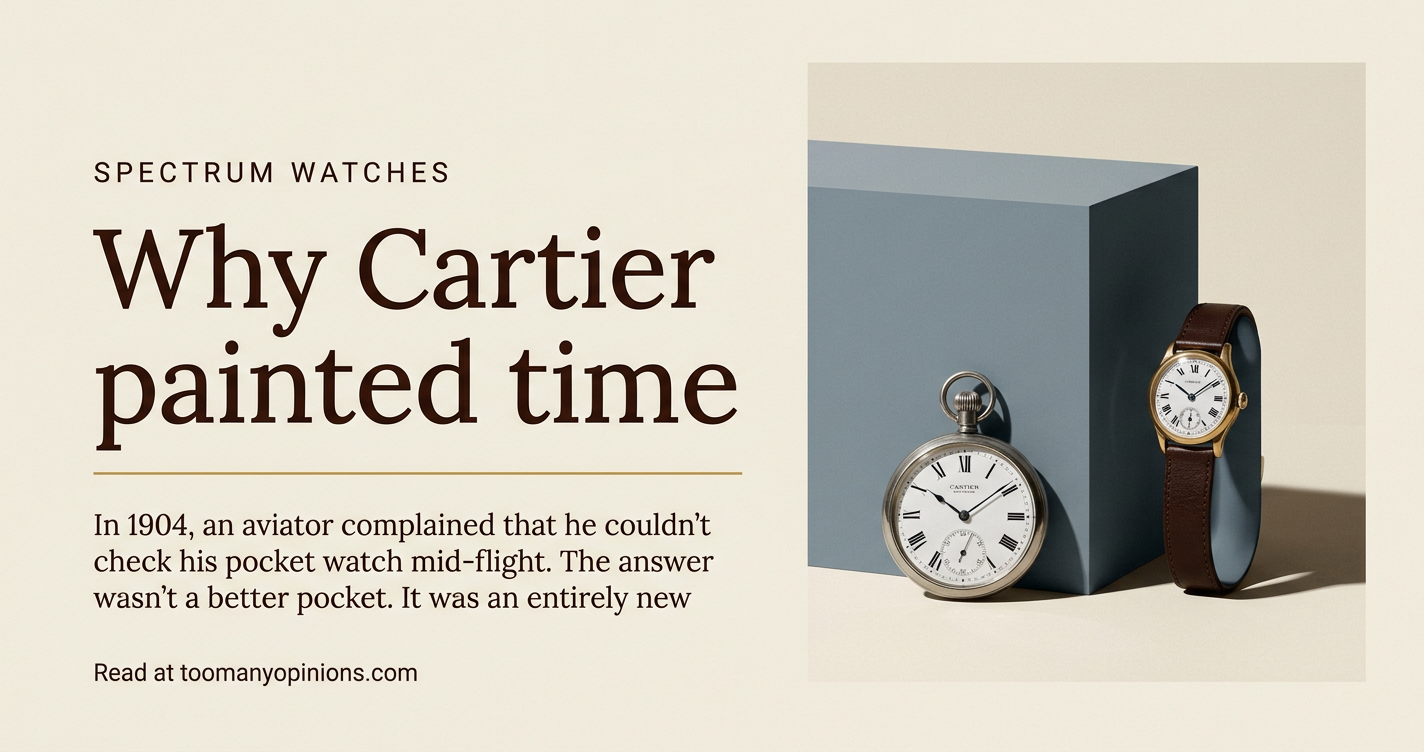 Why Cartier painted time