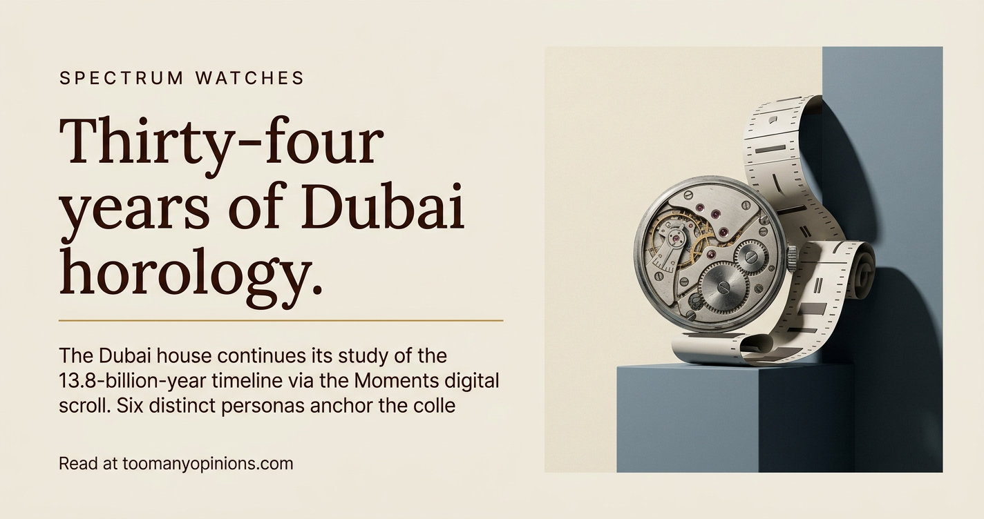 Thirty-four years of Dubai horology.