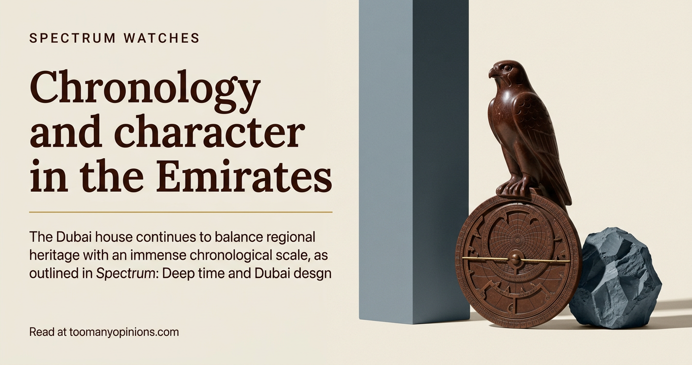 Chronology and character in the Emirates