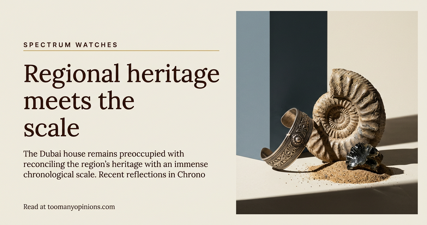 Regional heritage meets the cosmic scale