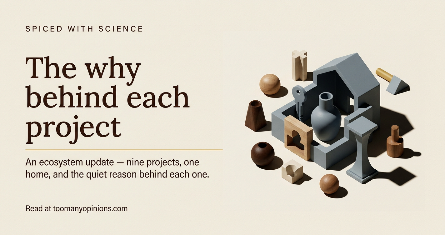 The why behind each project