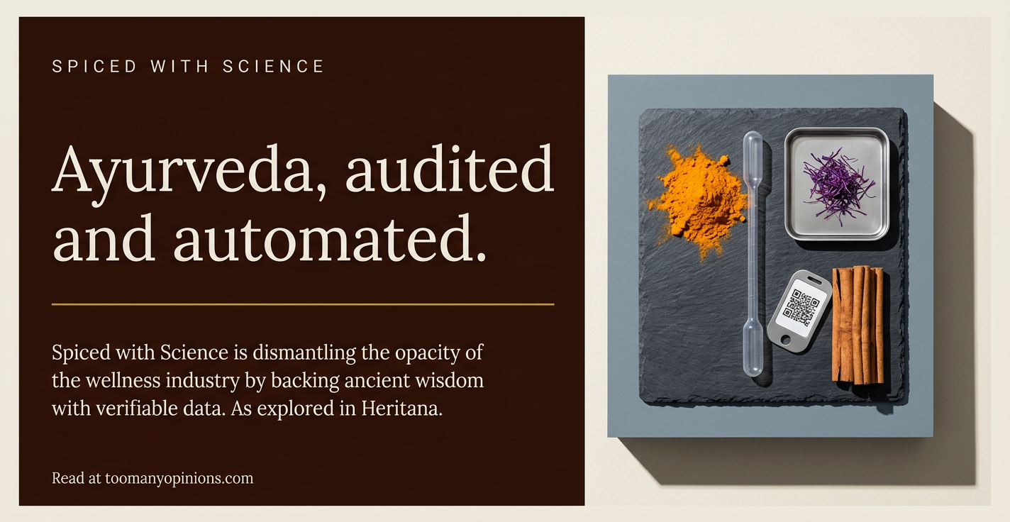 Ayurveda, audited and automated.