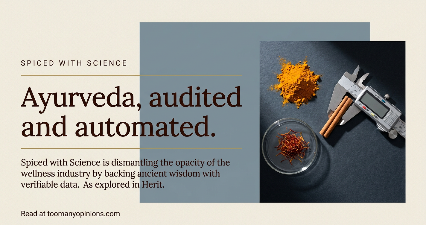 Ayurveda, audited and automated.