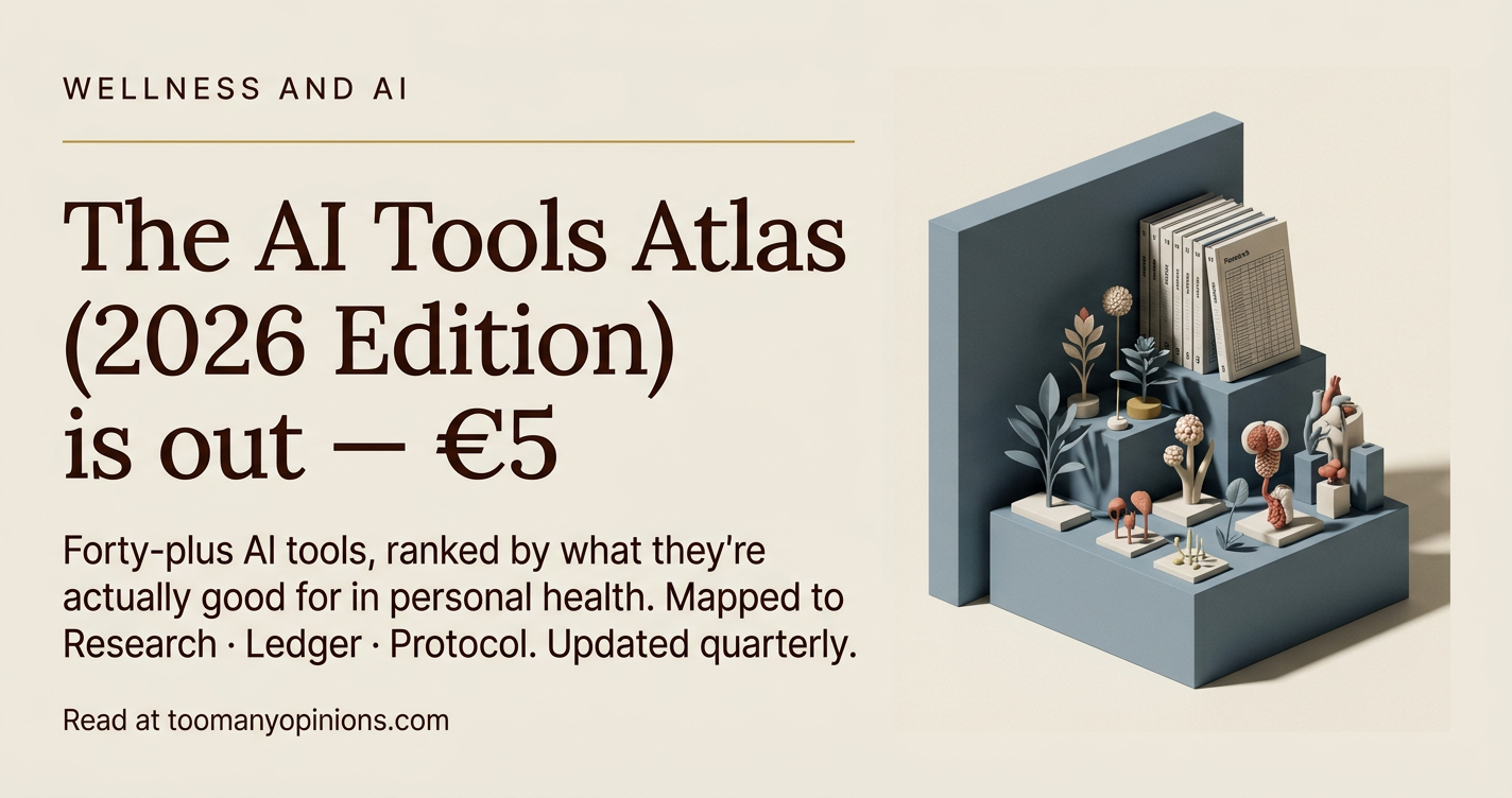The AI Tools Atlas (2026 Edition) is out — €5