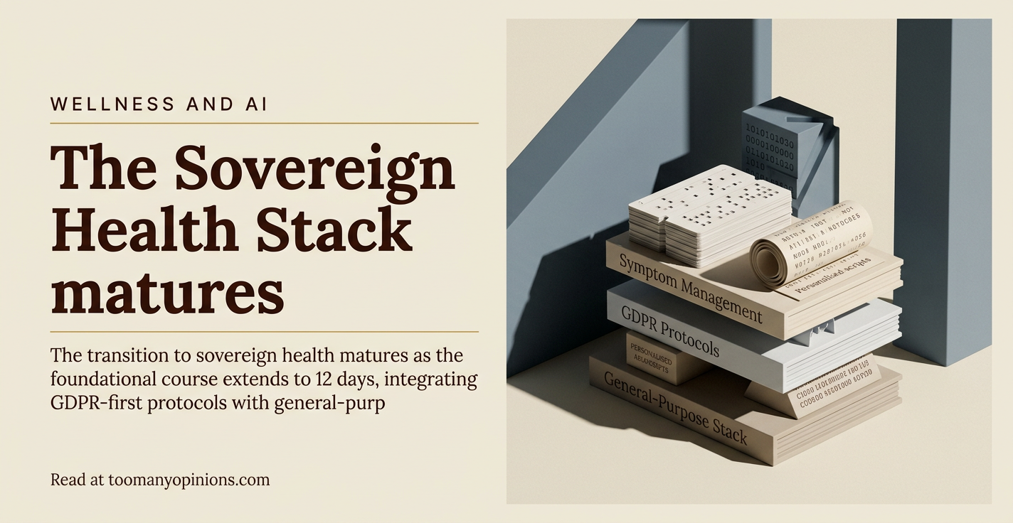 The Sovereign Health Stack matures
