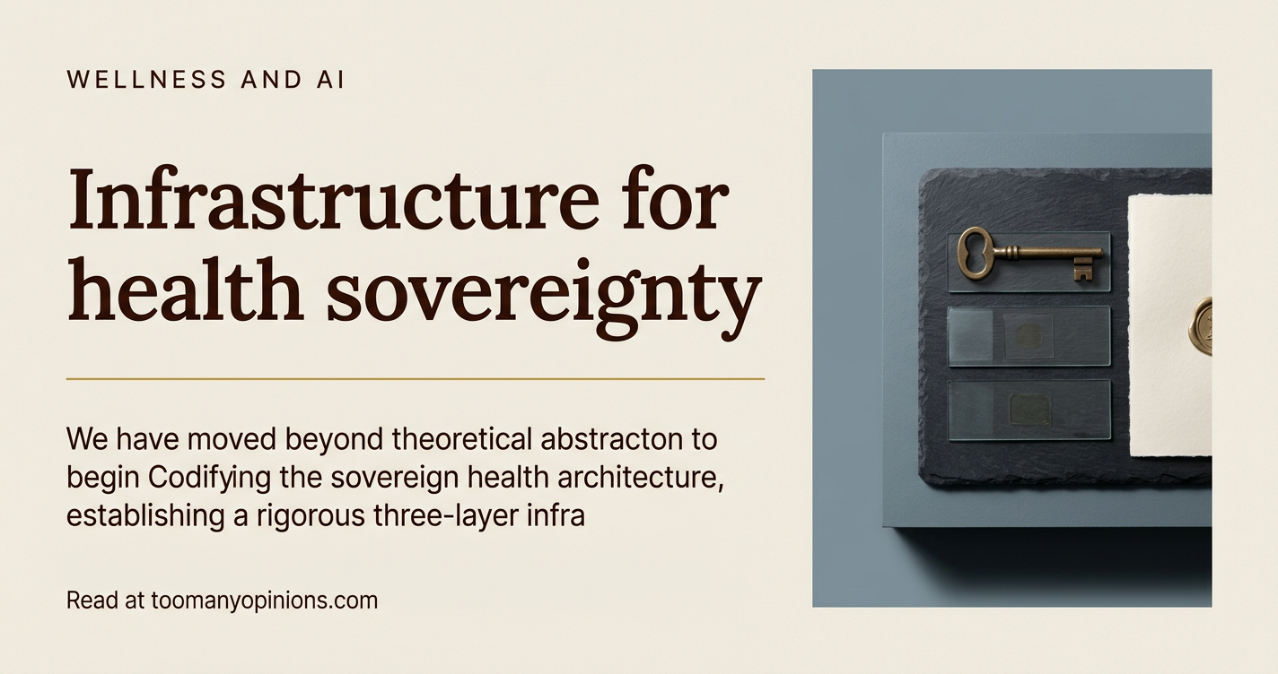 Infrastructure for health sovereignty